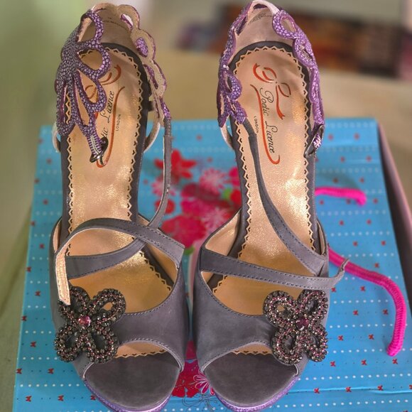 NIB Poetic Licence “Good To Be Bad” Sandals – Gray and Purple, US 7M - Picture 6 of 10